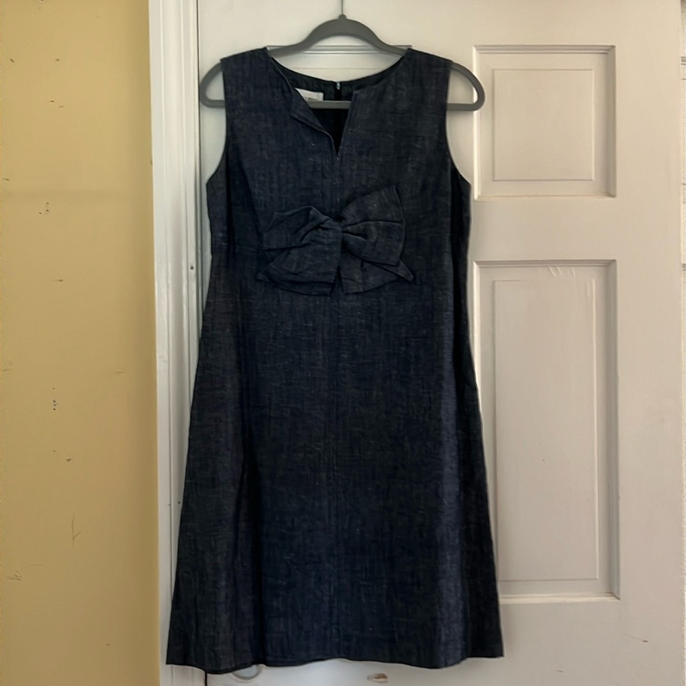 Denim sheath dress